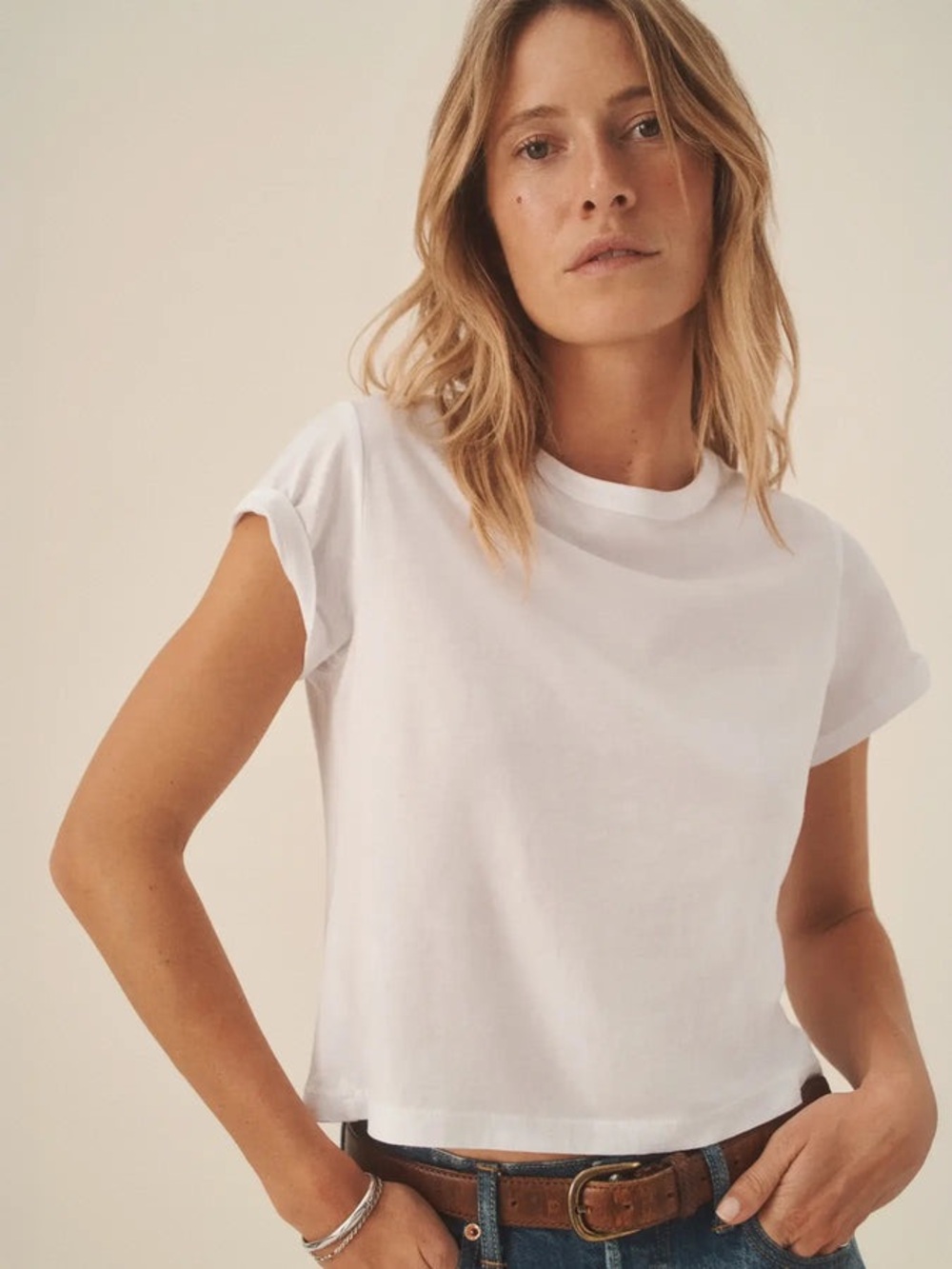 Buck Mason Pima Boxy Crew tee NWT